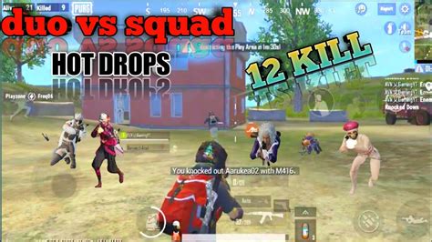 Duo Vs Squad Full Hot Drops In Pubg Mobile Lite With My Friend