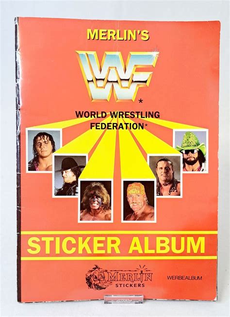 Merlin Sticker Album Wwf World Wrestling Federation Komplett Rarit T