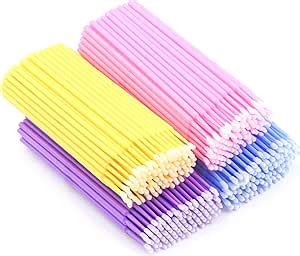 Amazon 400 Pcs Disposable Micro Applicator Brush Microswabs For