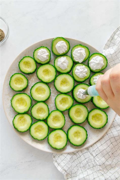 Vegan Cucumber Bites Best Served Vegan