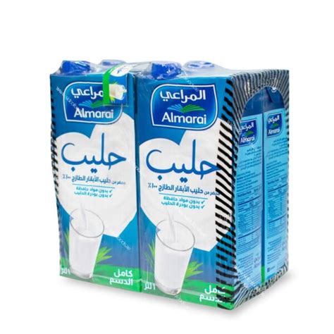 Almarai Full Fat Long Life Milk 1 Ltr X 12 Pcs Nrg