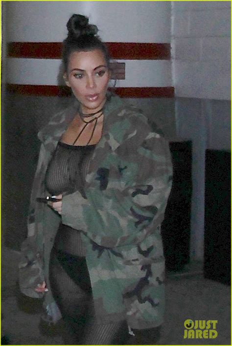 Kim Kardashian Steps Out In A Completely Sheer Dress Photo 3707126 Kanye West Kim Kardashian