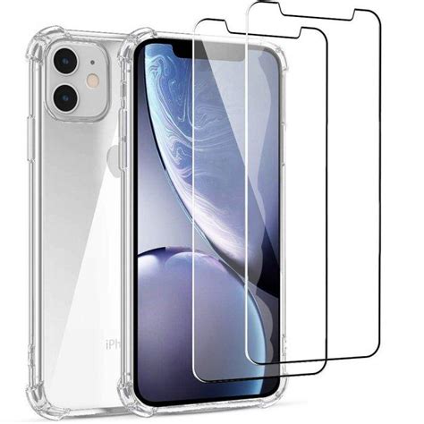 Capa Iphone 11 E 2 Películas De Proteção Tpu Transparente Back Market