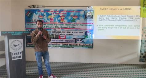 SVEEP Awareness Program Organised For Special Summary Revision Indus