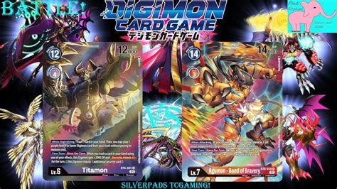 Digimon Tcg Bt Titamon V Agumon Bonds Of Bravery Full Match Youtube