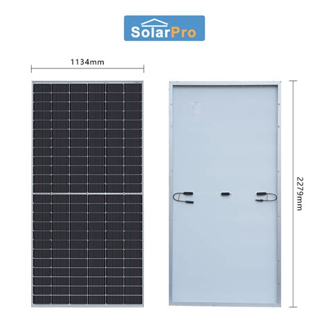 High Power 540w Solar Panel Half Cut Mono Silicon Perc Pv Panels