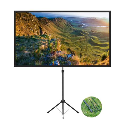 Buy Projector Screen With Stand 60 Inch Outdoor Projector Screen 16 9