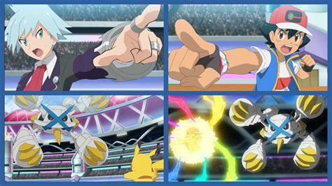 Steven Vs Ash Ashs Pikachu Vs Stevens Mega Metagross Pokemon Journeys Episode 118 Review