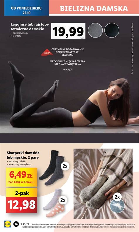 Lidl Katalog Rajstopy Termiczne Legginsy Skarpetki