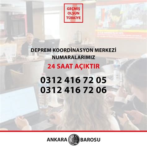 Ankara Barosu On Twitter Deprem Koordinasyon Merkezi Numaralar M Z