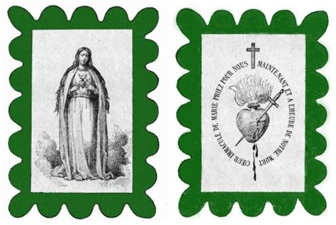 Green Scapular of the Immaculate Heart of Mary | MaryPages