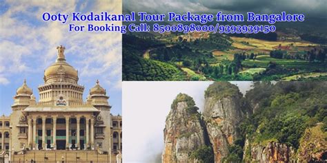 Ooty Kodaikanal Tour Package From Bangalore Kstdc