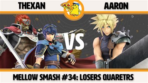 Mellow Mushroom Ssbu Thexan Ganondorf Marth Vs Aaron Cloud