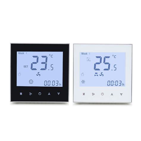 2020 New Negative Lcd Programmable Wi Fi Smart Room Thermostat For