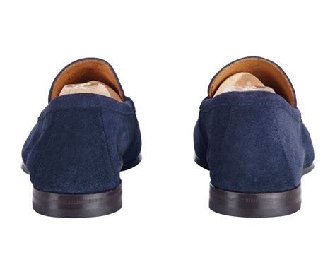 Mocassin Homme Velours Navy Baceno Bexley