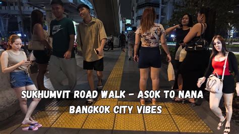 Exploring Bangkoks Sukhumvit Road Asok To Nana Station Bangkok