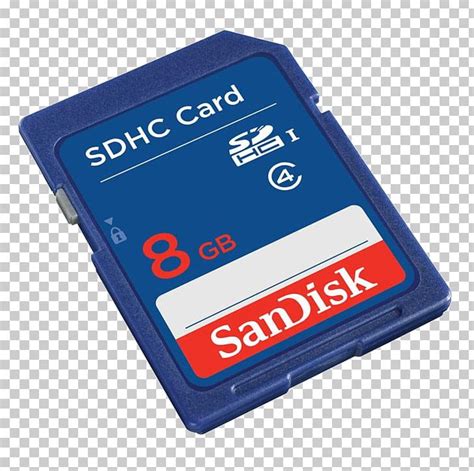 SanDisk Standard SDHC Memory Card Flash Memory Cards Secure Digital PNG