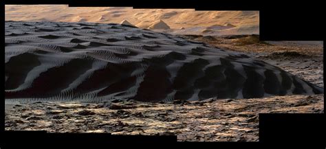 Sand Dune On Mars Rebrn