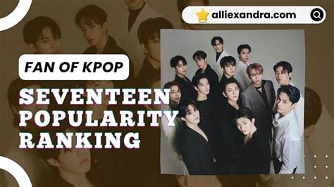 Seventeen Members Popularity Ranking 2023 Alliexandra Fan Of Kpop