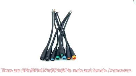 Electrical Pin M M M Ip Wire Waterproof Connector Cable