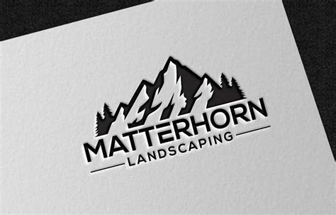 Entry By Janaabc For Matterhorn Landscaping Logo Design