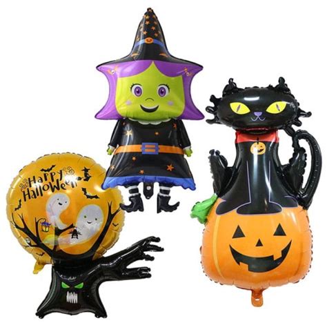 BALONY ZESTAW HALLOWEEN DYNIA DRZEWO 40CM 3SZT Hurtownia Towar Na Festyny