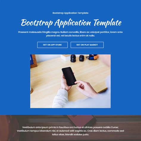 Free Html Bootstrap Multi Page Template