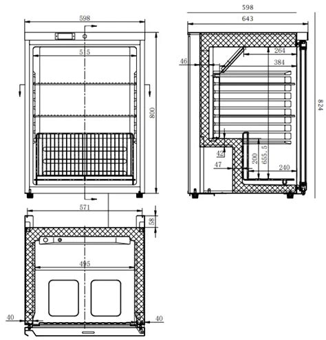 Bromic Ubc0140gd Nr 1 Door Glass Underbench Display Fridge User Manual