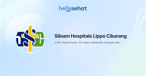 Siloam Hospitals Lippo Cikarang