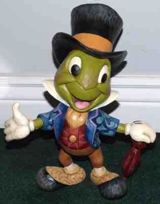 Walt Disney Pinocchio Jiminy Cricket The Name Big Figurine By Jim Shore