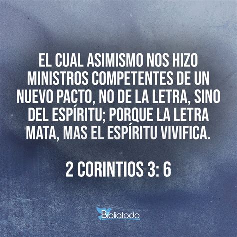 2 Corintios 3 6 RV1960 El Cual Asimismo Nos Hizo Ministros