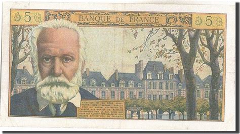 France 5 Nouveaux Francs 1964 Banknote 5 NF 1959 1965 Victor Hugo