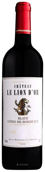 Ch Teau Le Lion D Or Blaye C Tes De Bordeaux Vivino Us