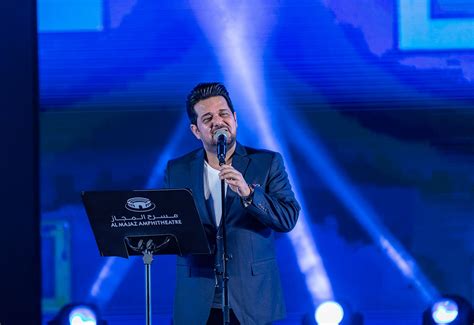 In pictures: Hatem Al Iraqi perform virtual Eid concert in Al Majaz Amphitheatre - Arabian ...