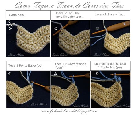 PONTO ONDAS PONTOS ALTOS E PONTOS BAIXOS CROCHET CHEVRON STITCH