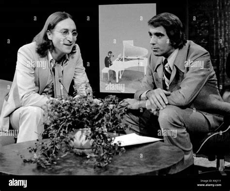 John Lennon last television interview Tomorrow show 1975 Stock Photo ...