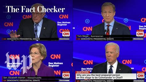 Fact Checking The January Democratic Debate The Fact Checker Youtube