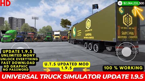 Universal Truck Simulator Mod Apk Unlimited Money Letest Version Uts