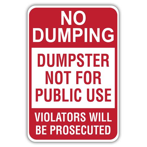 No Dumping