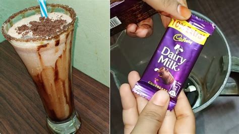 Chocolate Milkshake in Tamil சகலட மலக ஷக Diary Milk Shake