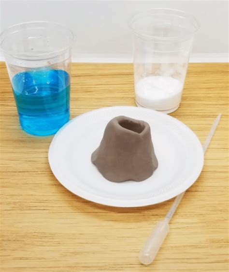 Clay Volcano Experiment for Kids - Hands-On Teaching Ideas