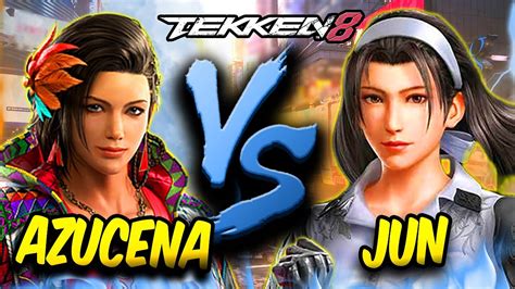 Insane Ranked Gameplay Tekken 8 Jun Kazama Vs Azucena YouTube