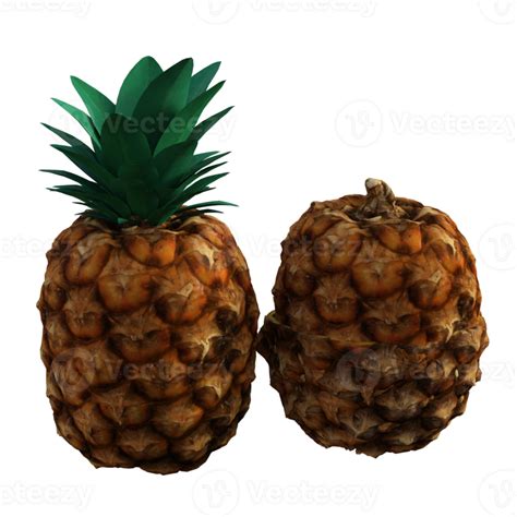 Pineapple Fruit Isolated 3d 27140351 Png