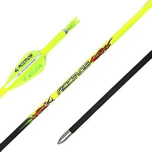 12pc Custom Length Carbon Arrows For Around 65 Lb Recurve Bow ID 4 2mm