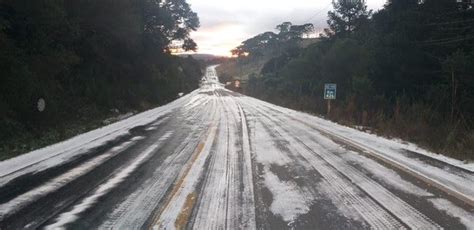 Pistas Em Rodovia Em Sc S O Interditadas Ap S Congelamento V Deo