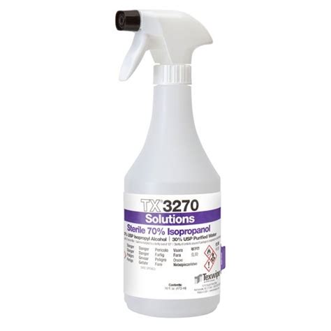 Sterile 70 Isopropyl Alcohol Tx3270