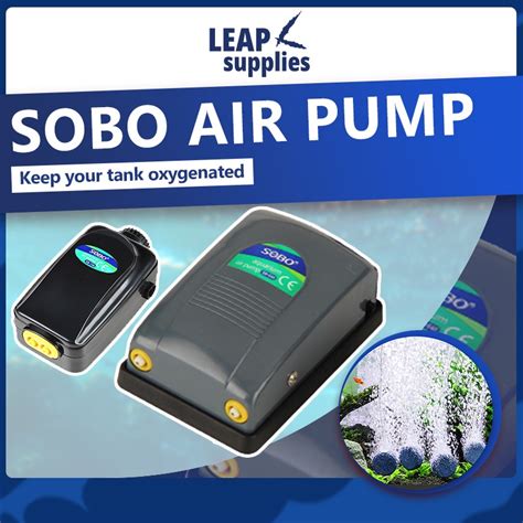 SOBO Air Pump Fish Tank Aquarium Portable Oxygen Pump Shopee Singapore