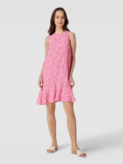 Tom Tailor Minikleid Mit Allover Muster Aus Reiner Viskose Pink