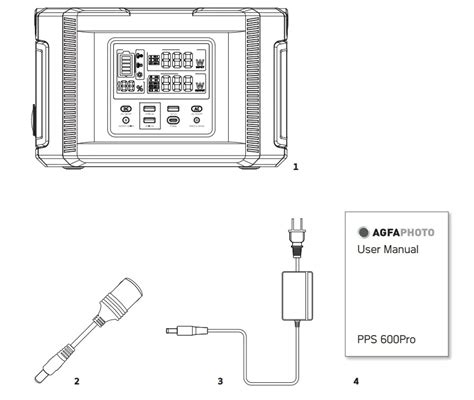 AGFAPHOTO PPS 600Pro Powerstation Charges User Manual