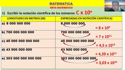 NOTACION CIENTIFICA NUMEROS MUY GRANDES YouTube